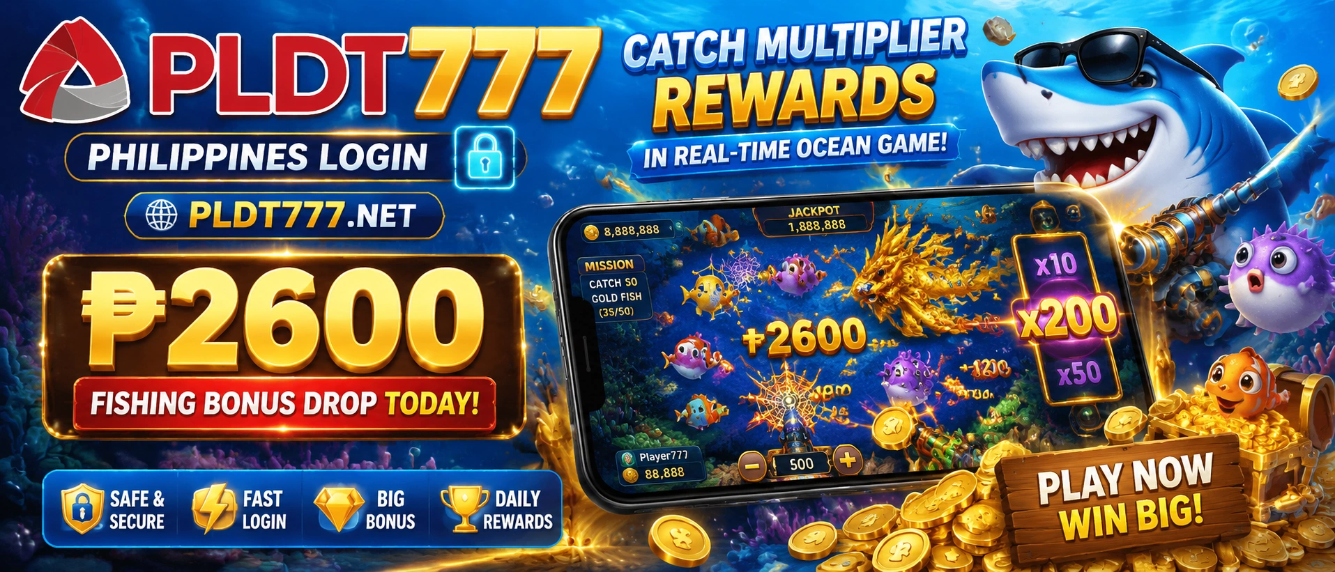 Fishing game visual 3